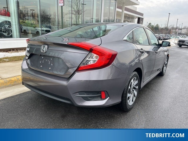 2016 Honda Civic EX w/Honda Sensing | Moonroof | 1-Owner Clean CarFax
