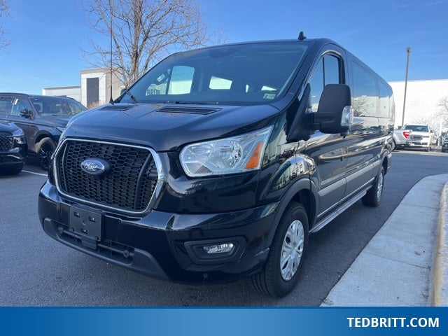 2022 Ford Transit-350 XLT | 14-Passenger | BLIS | CarPlay & Android Auto