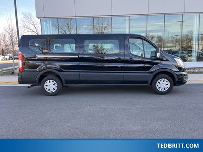 2022 Ford Transit-350 XLT | 14-Passenger | BLIS | CarPlay & Android Auto