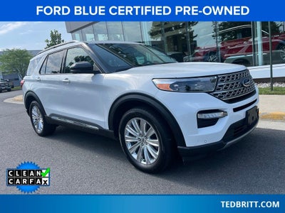2021 Ford Explorer Limited 4WD | Pano Roof | 360 Cam | BLIS | Remote Start