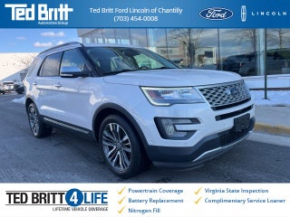 2017 Ford Explorer Platinum 4WD | Sunroof | Adaptive Cruise | Trailer Tow