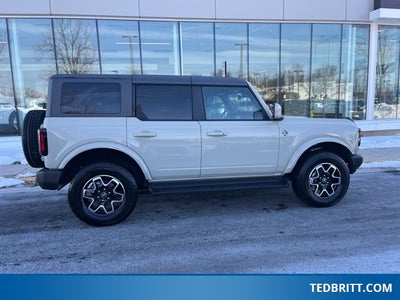 2025 Ford Bronco Outer Banks 4WD | BLIS | Co-Polit360 | Heated Seats |Hard Top