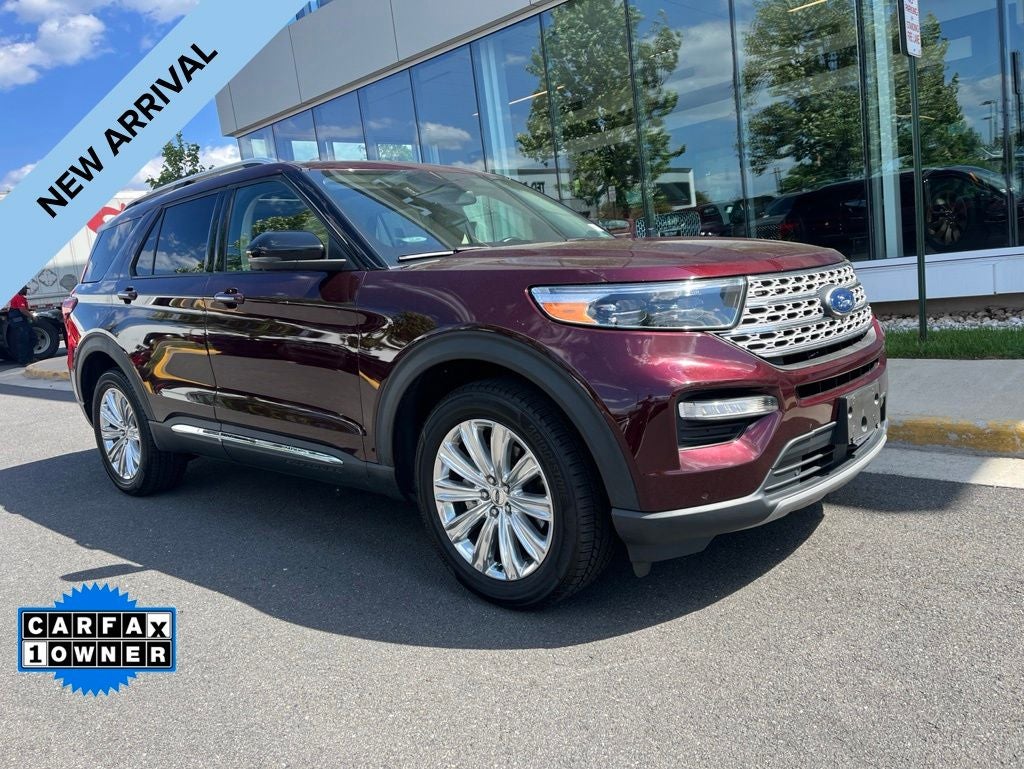 2022 Ford Explorer Limited | Pano Moonroof | 360 Cam | Trailer Tow Pack | BLI