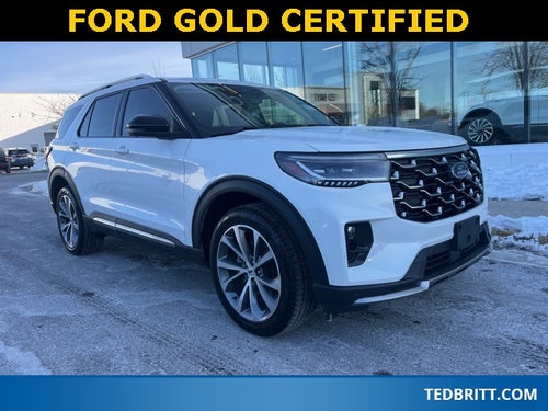 2025 Ford Explorer Platinum 3.0L EcoBoost V6 4WD | Pano Roof | 360 Camera