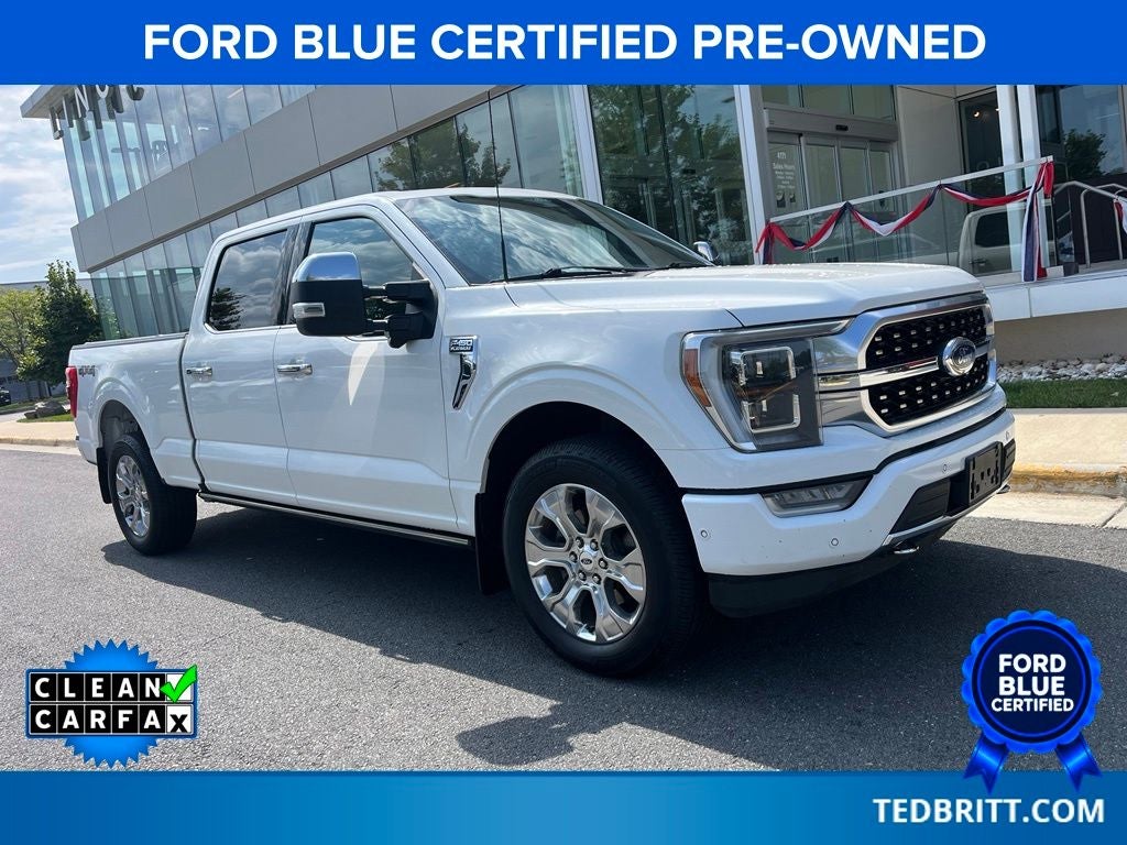 2022 Ford F-150 Platinum 4WD | Pano Roof | 360 Cam | BLIS | Tow Tech Pkg