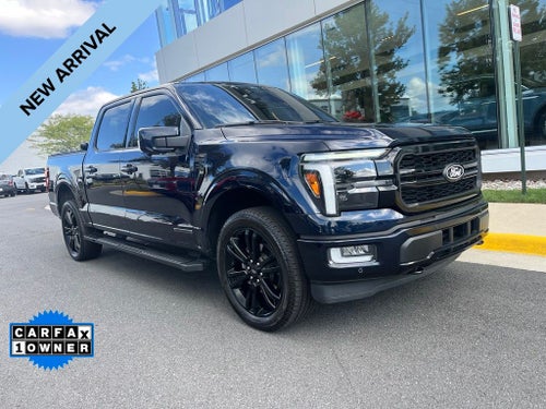 2024 Ford F-150 Lariat 4WD | Pano Roof | 360 Cam | Black Appear Pkg
