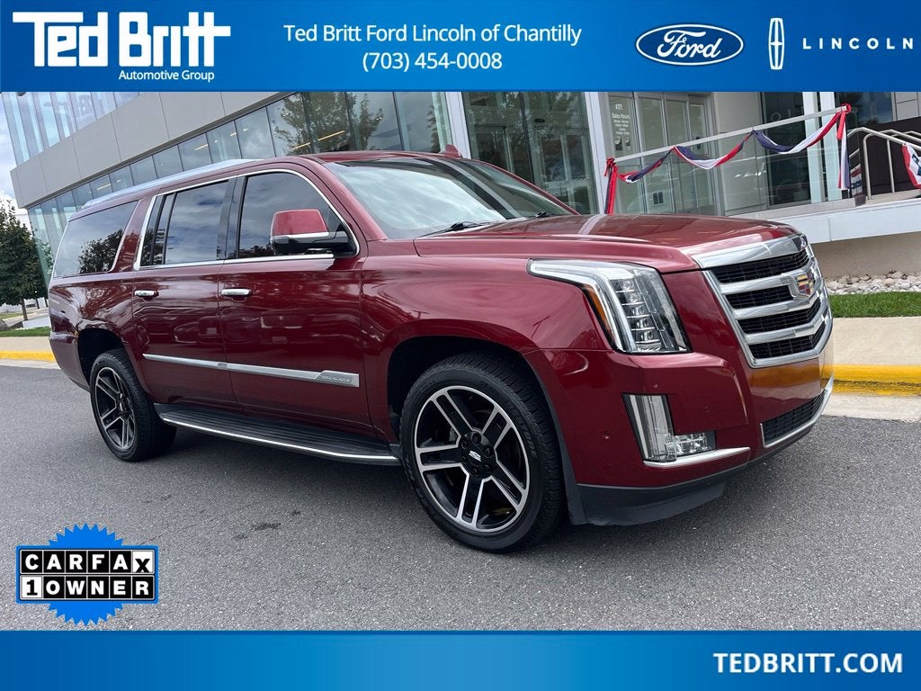 2018 Cadillac Escalade ESV Luxury 4WD | Nav | Mooroof | 360 Cam | BLIS | HUD