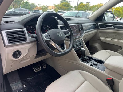 2021 Volkswagen Atlas 3.6L V6 SE w/Technology R-Line AWD | Moonroof | BLIS