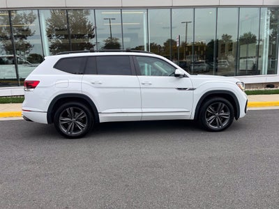 2021 Volkswagen Atlas 3.6L V6 SE w/Technology R-Line AWD | Moonroof | BLIS
