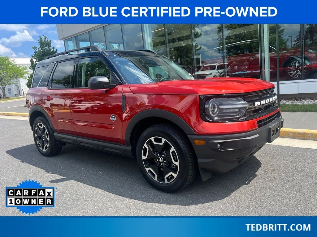 2024 Ford Bronco Sport Outer Banks 4WD | Monnroof | BLIS | B&O Sound | Tech Pkg