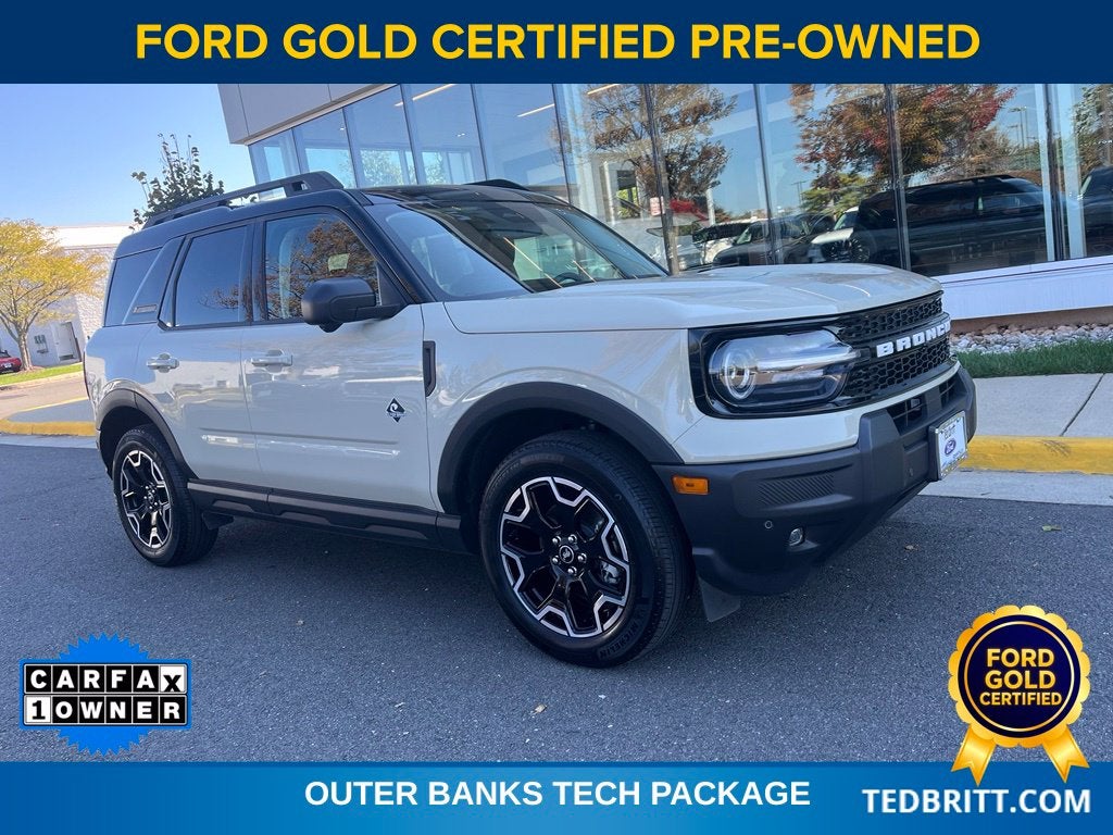 2025 Ford Bronco Sport Outer Banks 4WD | Tech Pkg | 360 Cam | Remote Start