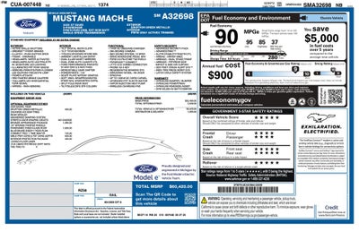 2025 Ford Mustang Mach-E GT AWD | Glass Roof | 360 Cam | Bronze Appear Pkg