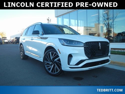 2025 Lincoln Aviator Black Label AWD | Jet Appear Pkg | Pano Roof | 360 Camera