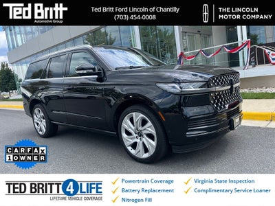 2025 Lincoln Navigator Black Label 4WD | 1 Owner | Pano Roof | BLIS | 360 Cam