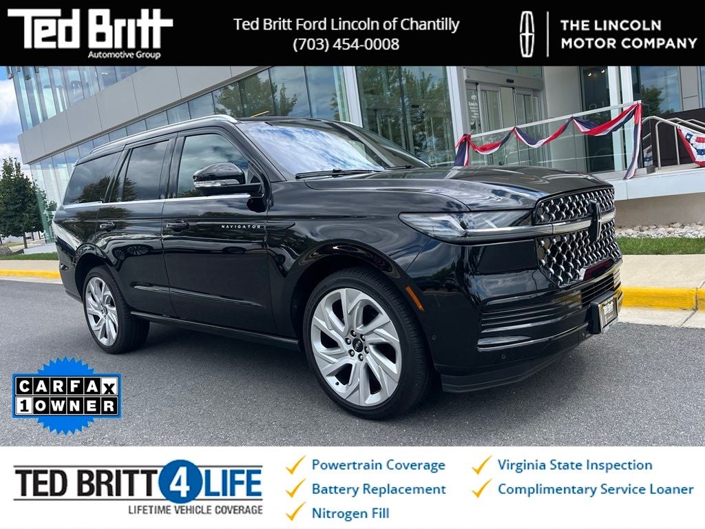 2025 Lincoln Navigator Black Label 4WD | 1 Owner | Pano Roof | BLIS | 360 Cam