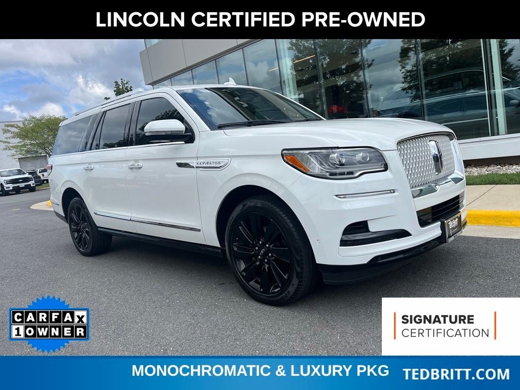 2024 Lincoln Navigator L Reserve 4WD | Pano Roof | 360 Cam | HUD | BLIS