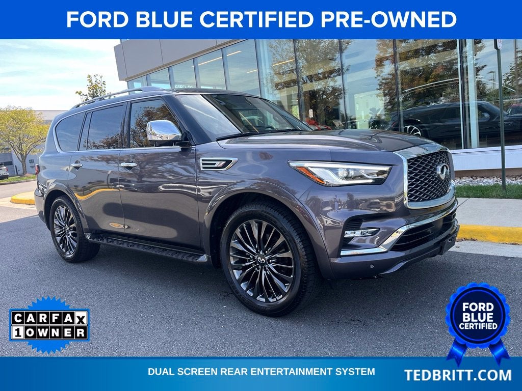 2022 INFINITI QX80 Sensory 4WD | Moonroof | Htd/Vent Seats | LKAS
