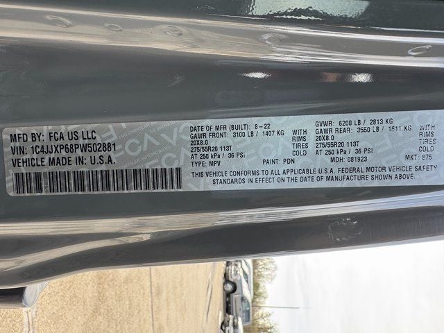 2023 Jeep Wrangler Sahara 4xe Sky One Touch