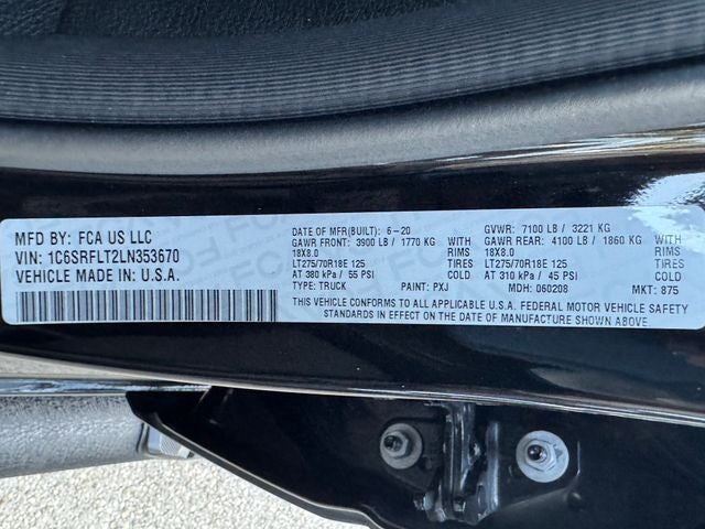2020 RAM 1500 Rebel | Clean One Owner | Black Pkg | 5.7L V8