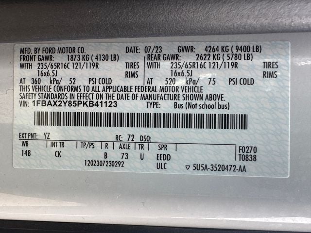 2023 Ford Transit-350 XL