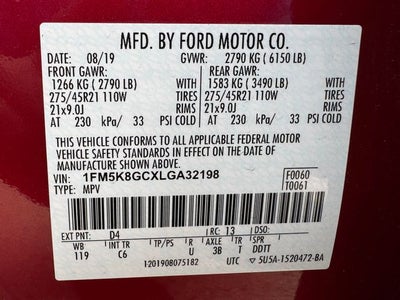 2020 Ford Explorer ST | Street Pack | Pano Roof | Massage Seats