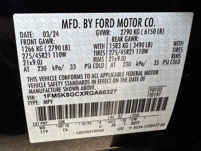 2024 Ford Explorer ST | Street Pkg | Pano Roof | Remote Start | 4WD
