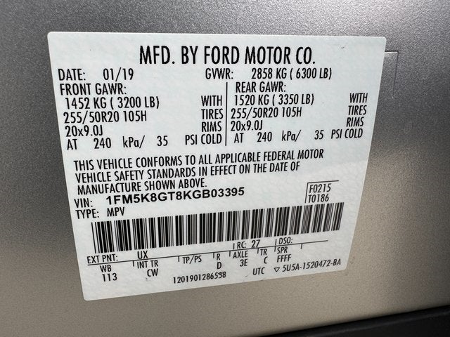 2019 Ford Explorer Sport