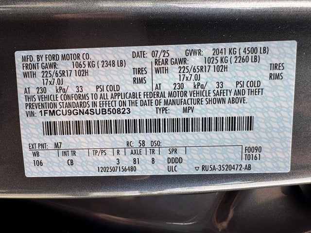 2025 Ford Escape Active | Cold Weather Pkg. | Pano Roof | AWD