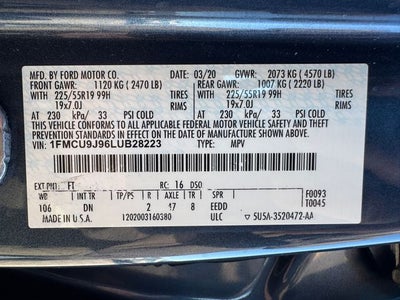 2020 Ford Escape Titanium