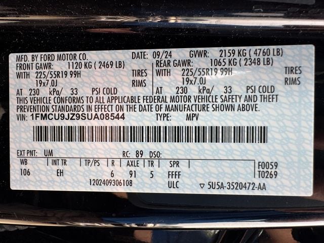2025 Ford Escape Hybrid Platinum