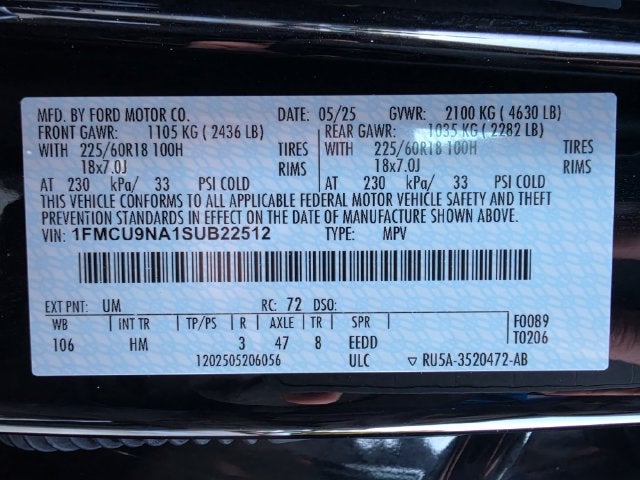 2025 Ford Escape ST-Line Select | AWD