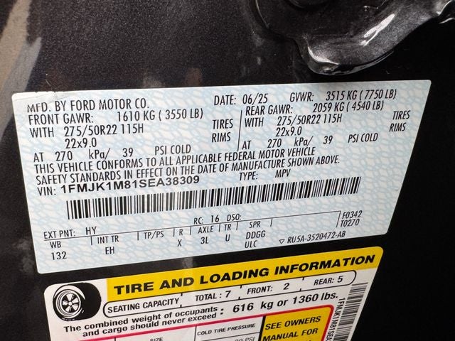 2025 Ford Expedition Max Platinum | Driver's Pkg | Clean 1-Owner Carfax | BlueCruise