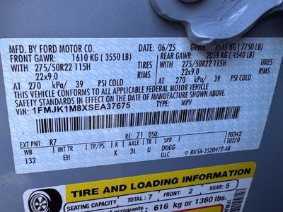 2025 Ford Expedition Max Platinum | Driver Pkg | Bluecruise