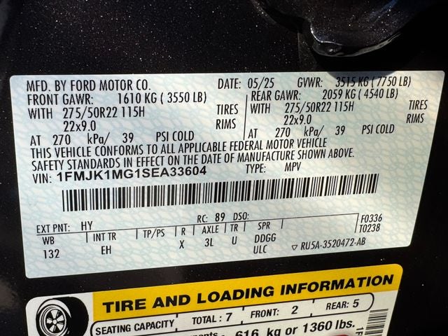2025 Ford Expedition Max Platinum | Stealth Pkg | Drivers Pkg | Clean One Owner