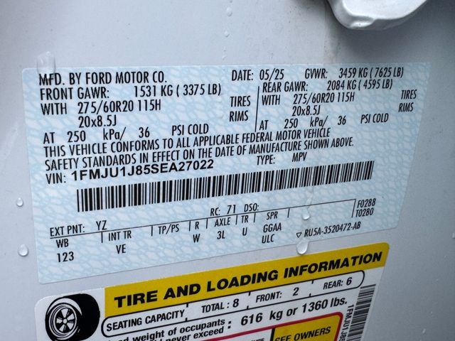 2025 Ford Expedition Active | Clean Owner Carfax | 2nd Row Bench