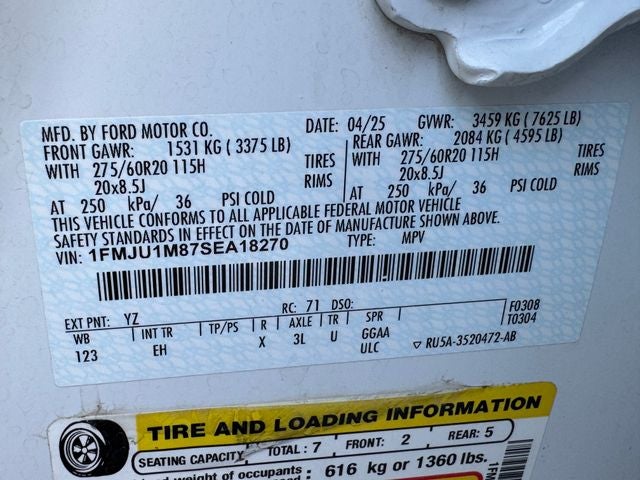 2025 Ford Expedition Platinum | One Owner | Clean Carfax
