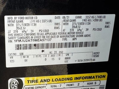 2021 Ford Expedition Limited | Pano Sunroof | B&O Sound System | 2nd Row Heated