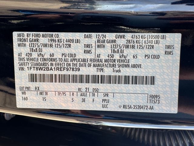 2024 Ford F-250SD XL | STX Pkg | 360 Camera | FX4 Pkg