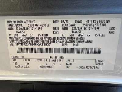 2021 Ford Transit-250 Base Low Roof Cargo Van | Cruise Control | AWD