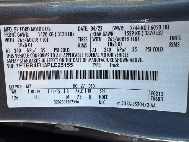 2023 Ford Ranger XLT | One Owner | Clean Carfax | Black Out Pkg