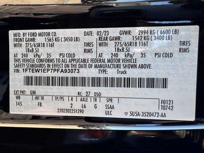 2023 Ford F-150 XLT | Sport Pkg | 4X4 | Remote Start