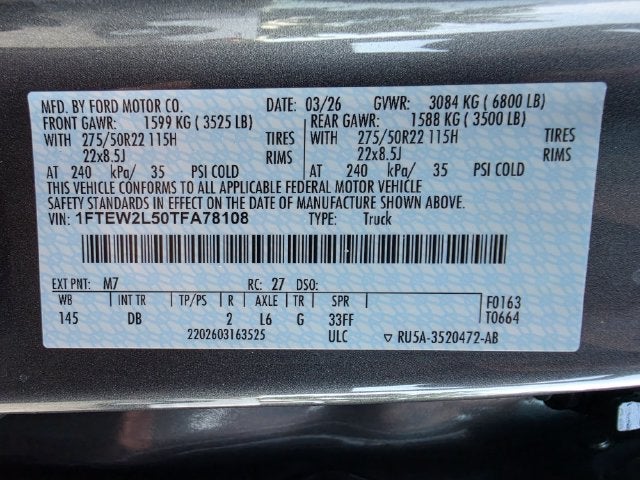 2026 Ford F-150 STX Lobo Pkg. | 5.0L V8 | Sync 4 w/ 12" Display | 4x4