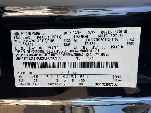 2019 Ford F-150 Raptor