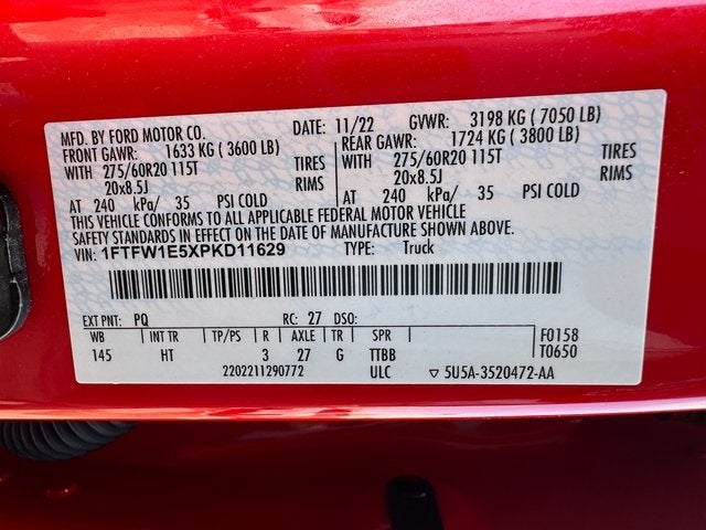 2023 Ford F-150 Lariat | Pano Roof | Wireless CarPlay | 5.0L V8 | 4x4