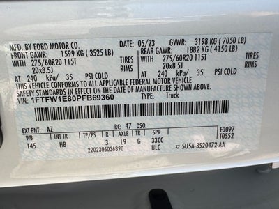 2023 Ford F-150 Lariat | Sport Pkg | Pano Roof