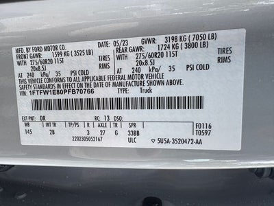2023 Ford F-150 Lariat | Sport Pkg | Black Pkg | Pano Roof