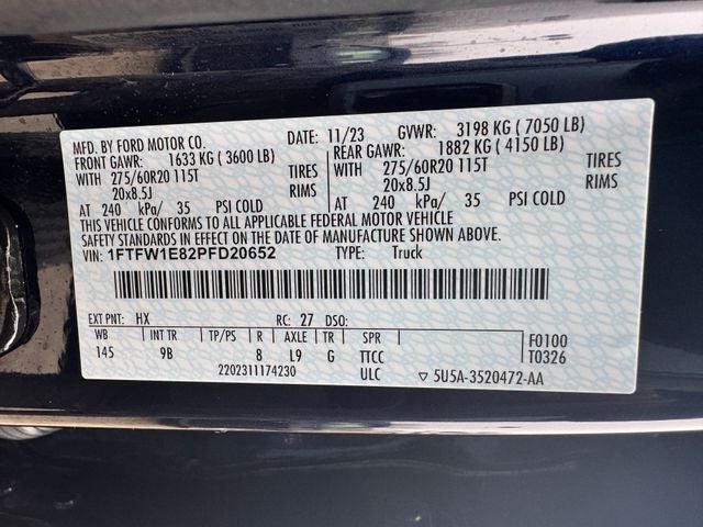 2023 Ford F-150 Platinum | Pano Roof | Max Tow Pkg. | FX4 Pkg.