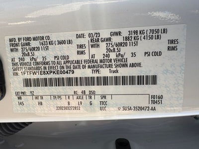2023 Ford F-150 Lariat | Pano Roof | Max Tow Pkg. | FX4 Off-Road Pkg.