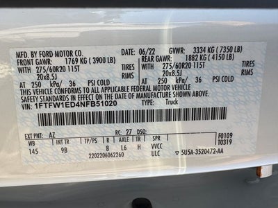 2022 Ford F-150 Platinum | Hybrid | Pano Sunroof | Tow Pkg