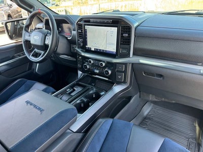 2023 Ford F-150 Raptor | Pano Sunroof | 17"Bead-Lock Wheels | Blue Interi
